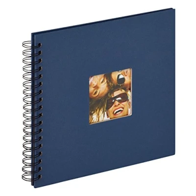 Imagen de walther design Álbum de fotos azul 26 x 25 cm espiral con perforación, Fun SA 108 L