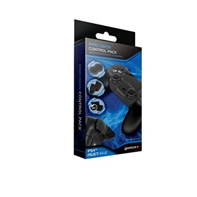 Imagen de Gioteck Funda de silicona con Grips y triggers gatillos para precision agarre en el mando dualshock 4 (PS4)