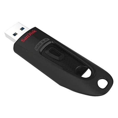 Imagen de SanDisk 64GB Ultra USB Flash Drive 3.0 Up to 130 MB/s Read, Black, (Pack of 1)
