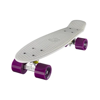 Imagen de Ridge In The Dark 22&quot; Mini Cruiser Skateboard, Unisex Youth, Glow/Púrpura, 56 cm