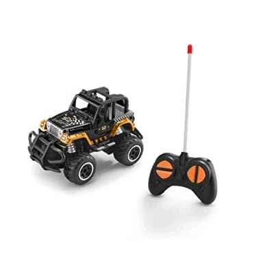 Imagen de Revell RC SUV Quarter Back I Perfecto para niños a partir de 6 años y principiantes en Potente motor eléctrico, mando distancia MHz, negro/naranja