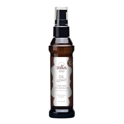 Imagen de aceite Ligero MKS eco, Original 2 oz Ideal para el Cabello Delgado de argán marroquí, semilla cáñamo Hidrata y nutre cabello, controla encrespamiento