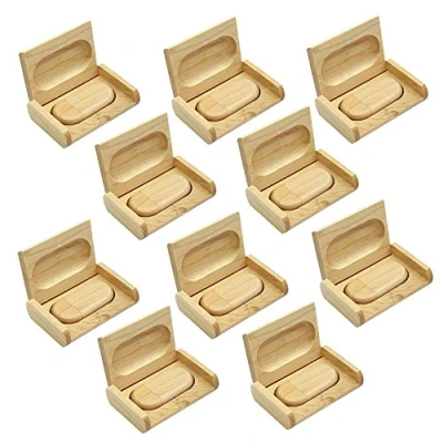Imagen de A Plus 10 Piezas de Madera Made Memoria USB 16 GB Flash con Cajas