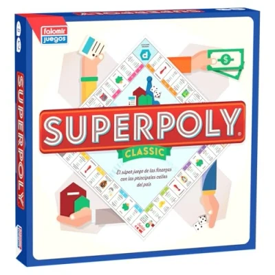 Imagen de Falomir Superpoly, Juego de Mesa, Clásicos, multicolor (646375)