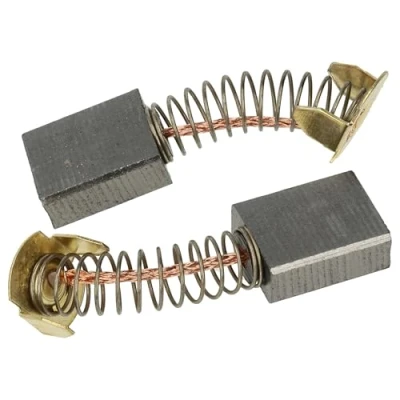 Imagen de vhbw 2x escobilla carbón motor carbono 6,5 x 13,5 17 mm compatible con Makita HR5000, HR5000K, HR5001C herramientas eléctricas Resorte 22