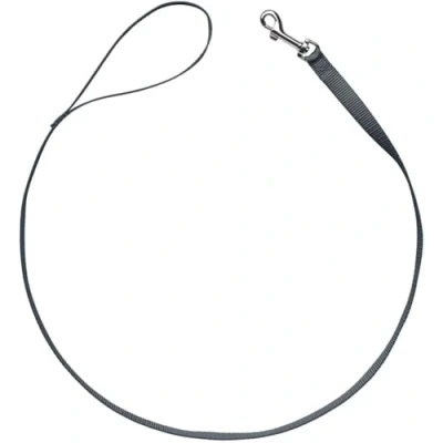 Imagen de HUNTER London Correa para Perro Antracita, Ligera y Suave, poliéster Resistente a desgarros, fácil de Limpiar Secado rápido, óptimo el día Aventuras, tamaño: 10 mm x 140 cm