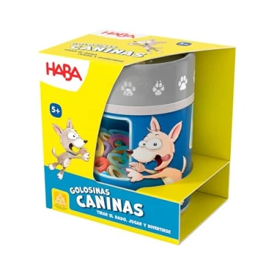 Imagen de HABA 2010889003 Golosinas Caninas, Juego Infantil de Mesa Dados en cubilete. Más 5 años