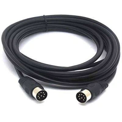Imagen de Tomost Cable MIDI de extensión con conector DIN 8 pines macho a para Bang &amp; Olufsen B&amp;O, PowerLink, BeoLab 3 m metros.
