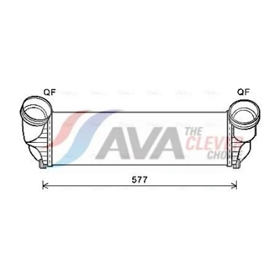 Imagen de PRASCO BWA4543 Intercooler Con acoplamientos rápidos BMW: X5, X6