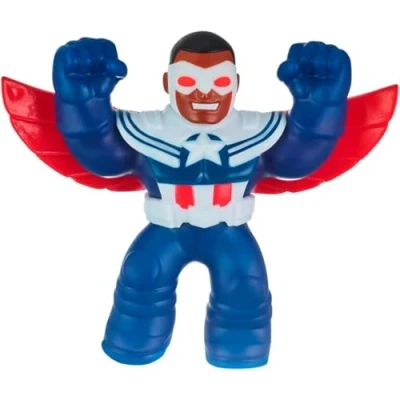 Imagen de Bandai Heroes of Goo Jit Zu Figura de Acción Capitán América CO41371 Multicolor Lucha Épica con Héroes Flexibles y Divertidos en Aventuras Alucinantes