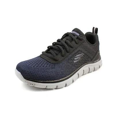 Imagen de Skechers Track Ripkent, Zapatillas Hombre, Navy Mesh Black Trim, 39.5 EU