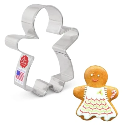 Imagen de Ann Clark Cortador de galletas jengibre (9,5 cm), fabricado en Estados Unidos