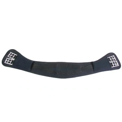 Imagen de PFIFF Anatomischer PFIFFsoft Sattelgurt Cincha para Caballo, Color Negro, Talla 60 cm