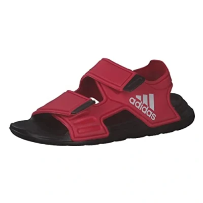 Imagen de adidas Performance Altaswim C Unisex Sandalias de senderismo para niños, Talla: 33, Better scarlet/footwear white/core black Zapatos