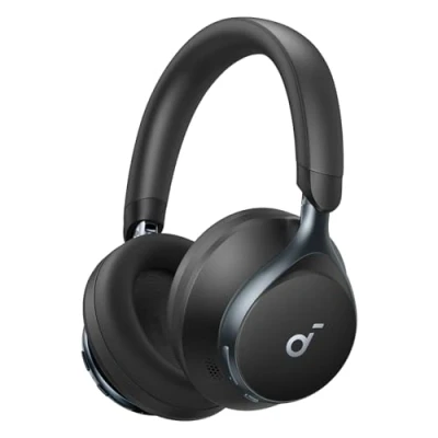 Imagen de soundcore de Anker Space One Auriculares Cancelación Ruido Activa Adaptativa, Reducción Voz Humana 2X más Fuerte, 40H ANC, Control App, LDAC Hi Res Wireless Audio, Llamadas Claras