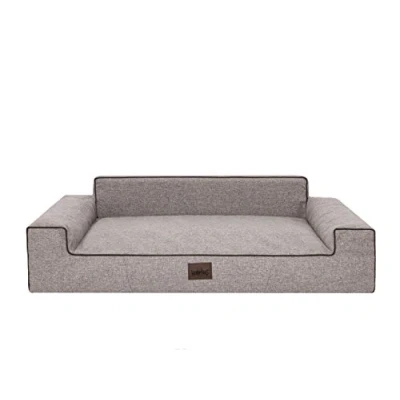 Imagen de Bjird Cama Perro Cuna para Perros Dormir, con Funda de Cordura Extraíble (Lavable a 30) Pequeños y Grandes Sofa 78 x 53 cm Capuchino inari