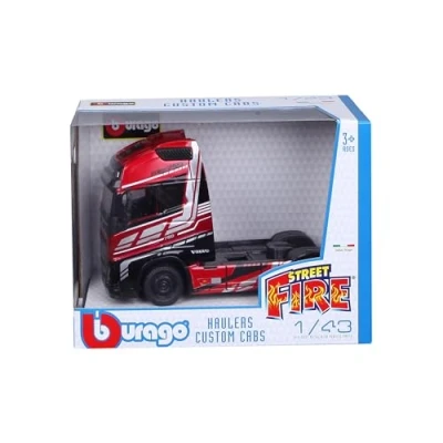 Imagen de Bburago 1/43 Street Fire Volvo FH16 Globetrotter 750 XXL Rojo Metal Nuevo 2024