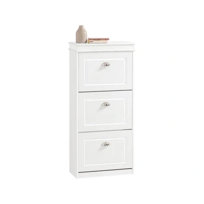 Imagen de SoBuy Zapatero Estrecho con 3 Puertas Abatibles Organizador para Zapatos Blanco FSR94 W ES