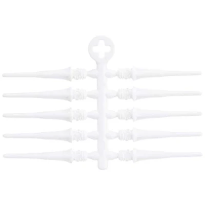 Imagen de Cosmo Darts Fit Point Plus Pack de 50 unidades color blanco