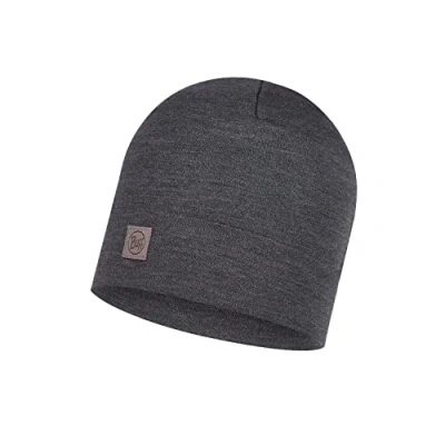 Imagen de Buff Gorro Merino Heavyweight, Unisex adulto, Solid Grey, Talla única
