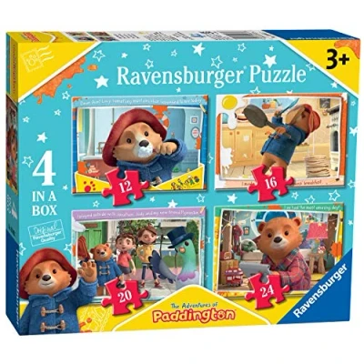 Imagen de Ravensburger Bear The Adventures of Paddington Rompecabezas de Caja 4 Pulgadas (12, 16, 20, 24 Piezas) para niños a Partir 3 años (3063)