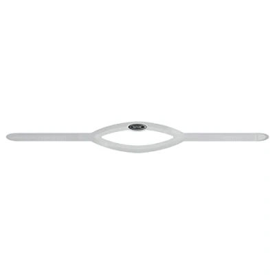 Imagen de SEAC Silicon Mask Strap Correa Transparente para máscara con Logotipo, Unisex Adulto, Logo Claro