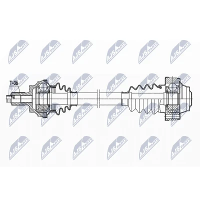 Imagen de Semi eje NTY NPW VW 169