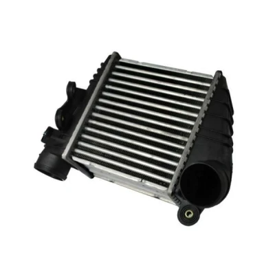 Imagen de THERMOTEC DAW001TT Intercooler Aluminio, Plástico 183 X 190 85 mm VOLKSWAGEN: Golf 4, 4 Variant, Bora Berlina, SEAT: Leon I Hatchback