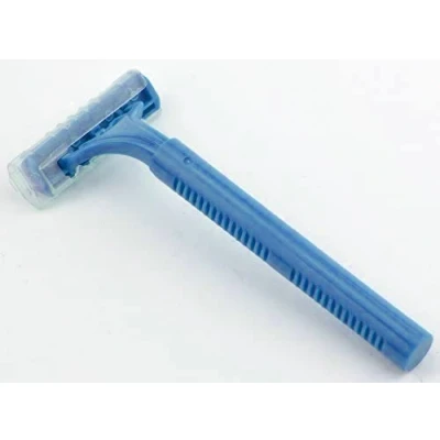 Imagen de Maquinillas de Afeitar Desechables 2 Hojas Caja Dispensadora 100 Unidades Aptas para Uso Médico/Hospitales/Centro Sanitarios/Estudio Tatuajes/Centros Estética No Estéril