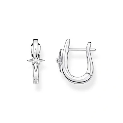 Imagen de THOMAS SABO Pendientes de Aro Estrella Plata Chapada en Oro CR654 414 39, Amarillo