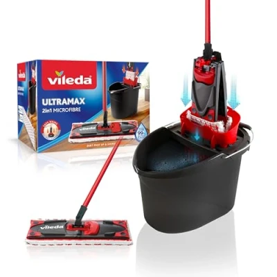 Imagen de Set De Limpieza Vileda Ultramax Mopa + Cubo