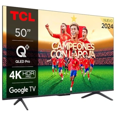 Imagen de TV QLED 50&quot; TCL 50C655, UHD 4K, AiPQ PRO, QLEDPRO, Dolby Vision y Atmos, HDR10+, Negro