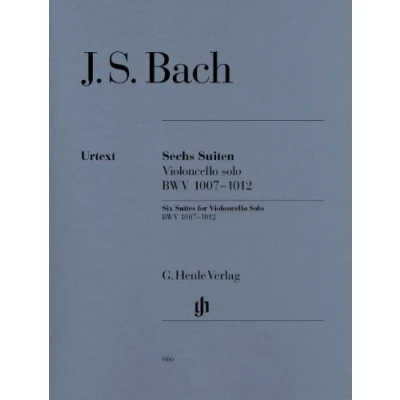 Imagen de henle Verlag Bach J.S. 6 Suites for Violoncello Solo BWV 1007 1012 Classical Sheets Cello