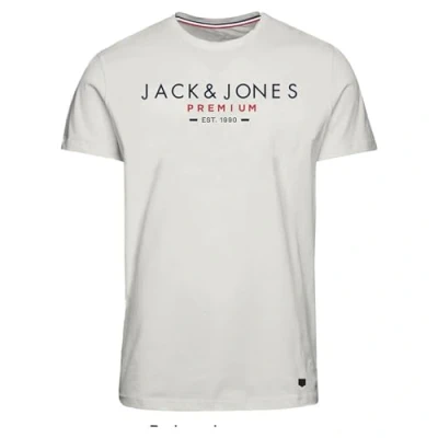 Imagen de JACK &amp; JONES Jprbluclub tee SS Crew Bmuss24 Camiseta, Cloud Dancer, S para Hombre