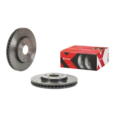 Imagen de BREMBO 09.B648.1X Disco de freno 296 28 5 perforado/ventil. int. revestido con tornillos HONDA: CR V 3, 4