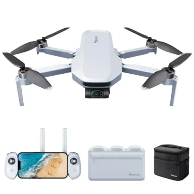 Imagen de Potensic ATOM GPS Dron con Cámara 4K Adultos, Menos de 249g, 6km Transmisión, Estabilización en 3 ejes, baterías para un tiempo máx. vuelo 96 min, regreso automático, QuickShots, C0