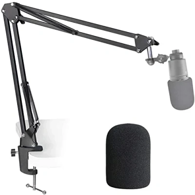 Imagen de AT2020 Soporte de Micrófono con filtro pop brazo parabrisas espuma para Audio Technica USB + AT2035 YOUSHARES