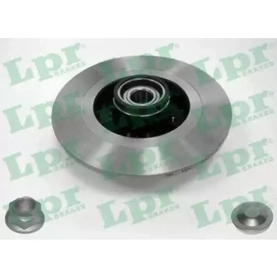 Imagen de LPR R1031PCA Disco de freno 274 11 4 macizo con anillo sensor ABS, juego cojinetes rueda accesorios RENAULT: GRAND SCENIC 2