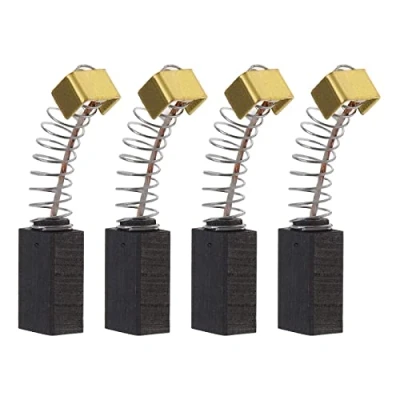 Imagen de ECSiNG 2 pares de cepillos carbono para motor repuesto parada automática 6x8x14mm compatible con Kress HM 10 EM 22 SBLR 2117 FS 6901 0 Accesorios herramientas eléctricas