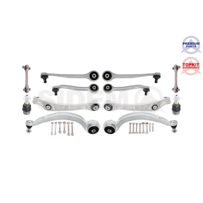 Imagen de SIDEM 37259 Juego de reparación del Brazo suspensión oscilante longitudinal Eje delantero con material fijación AUDI: A7 Sportback