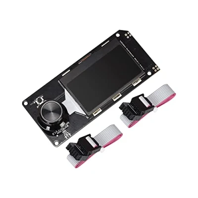 Imagen de WANGCL Mini12864 Placa de control pantalla inteligente LCD gráfica con adaptador y cable para impresora 3D Ender 3 Prusa i3 RAMPS 1.4 RepRap VORON 2.4