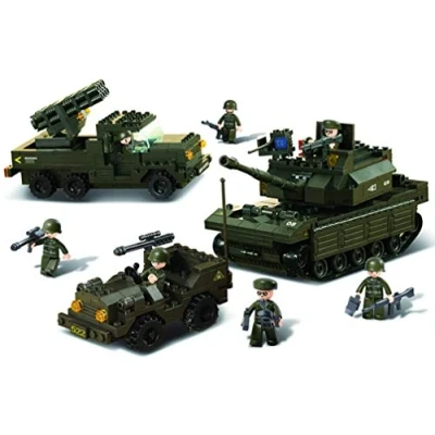 Imagen de Sluban SB 101386800 Ejército Juego de Construcción para Niños, Multicolor, Small (M38 B6800)