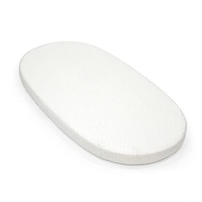 Imagen de Sábana Bajera Sleepi V3 de Stokke, Gris Abanicos Sábanas Suaves para Dulces Sueños Hecha la Cama Stokke 100% Percal Algodón Fino Lavable