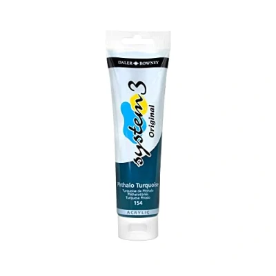 Imagen de Daler Rowney System 3 Acrylic 150ml Phthalo Turquoise (154)