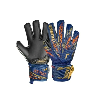 Imagen de Reusch Attrakt Silver Junior Guantes de Portero para niños con Corte expandido y Agarre definitivo, 7