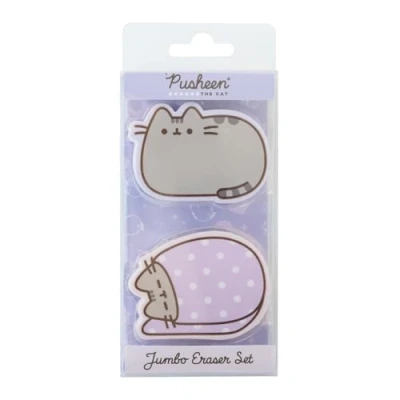Imagen de Grupo Erik Goma de borrar Pusheen, Pack gomas borrar, Papaleria Kawaii, Set niña para la Vuelta al Cole, Material escolar