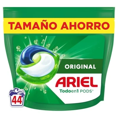 Imagen de Ariel Todo En 1 PODS, Detergente Líquido Para Lavadora 44 Capsulas/Pastillas, Original, 5 Acciones Una Limpieza Increíble