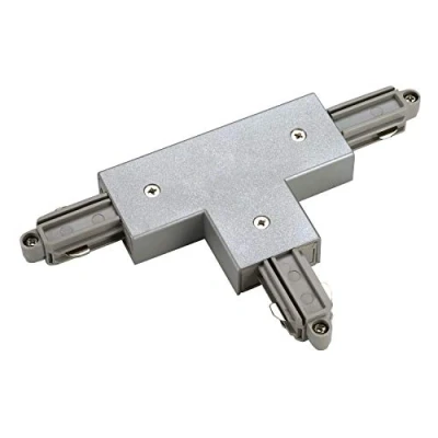 Imagen de Conector en T SLV riel monofásico derecha, plata