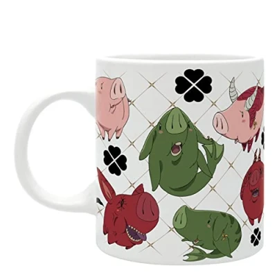 Imagen de Abysse Corp The Seven Deadly Sins Taza Hawk negra impresa de cerámica, 320 ml, en caja regalo.