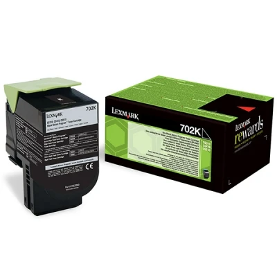 Imagen de Tóner Negro Lexmark 702k Retornable (1000 Pag) 70c20k0